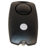 Mini Personal Alarm with LED flashlight and Belt Clip - Black